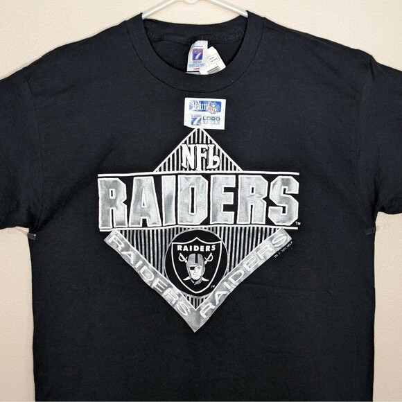 Vintage Los Angeles Raiders XL T-Shirt Logo 7 Single Stitch 1991 Las Vegas New
